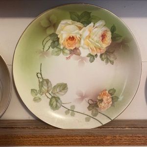 Bavaria Hand Painted Roses Plate